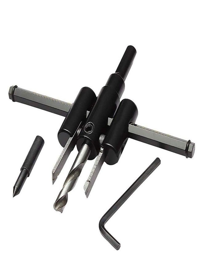 KP2® Adjustable Hole Saw Circle Cutter Drill Bit Tool for for Wood Board, Plastic Board, Plywood, Gypsum Board Saw Round Cutting - Image 1